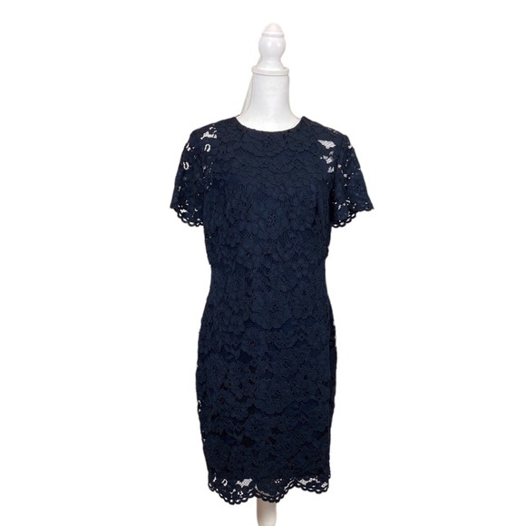 Women’s Lauren Ralph Lauren Lace Overlay‎ Sheath Dress - Picture 1 of 7